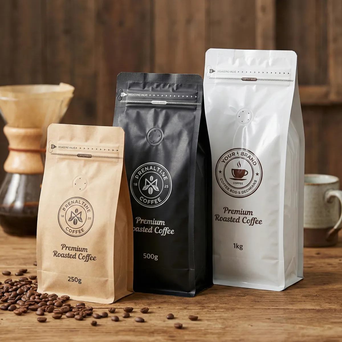 طباعة أكياس قهوة